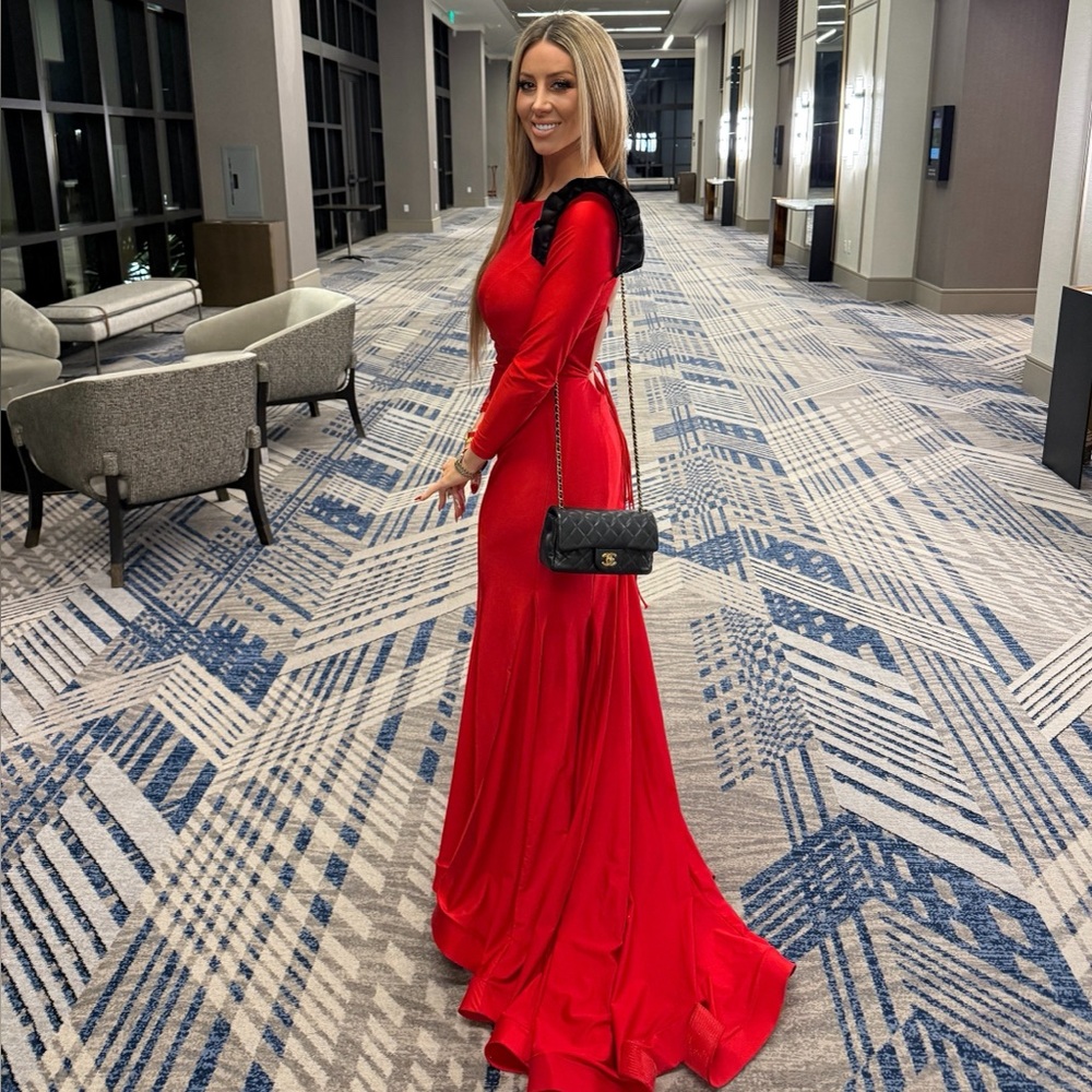 Sherri Hill Red Evening Gown